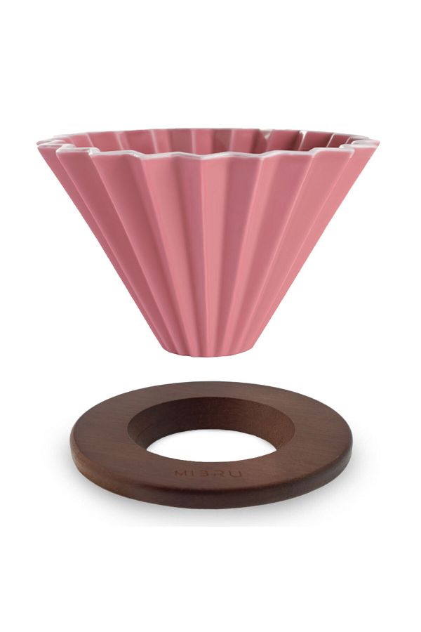 MIBRU-Coffee ciramic dripper zigzag v01 1-2 cups pink 1