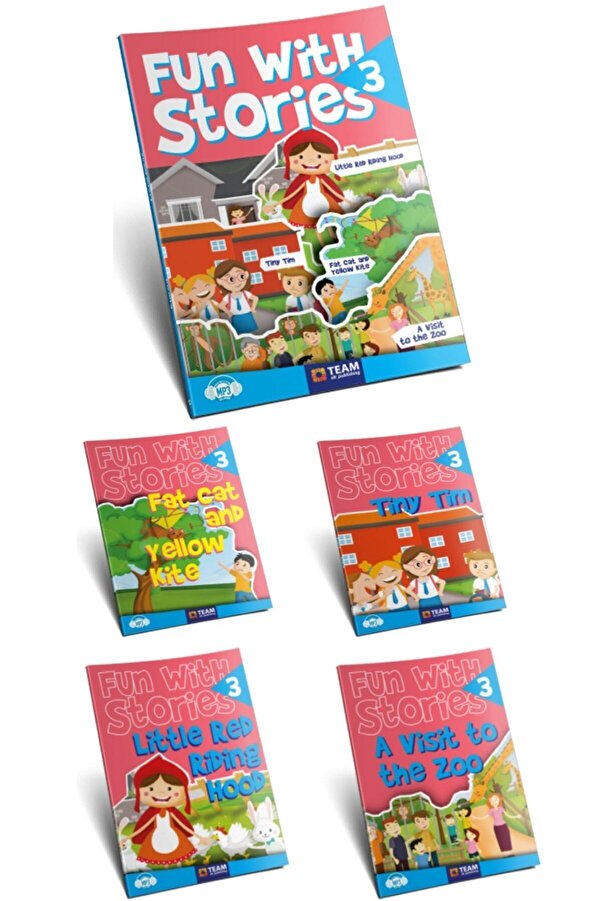 Team Elt Publishing 3. Sınıf Ingilizce Hikaye Seti (4 Kitap) Fun With Stories 3