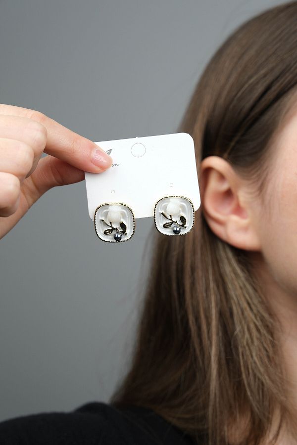 Jack Ferrero-Women's Mineli Steel Earrings 1