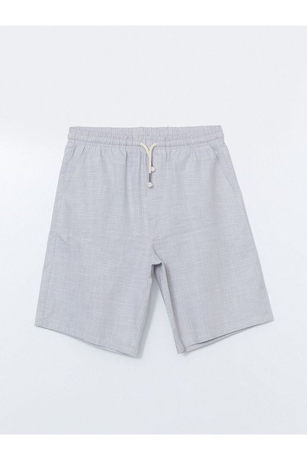 LC Waikiki-Gray Standard Fit Men's Pajama Bottom Shorts 1