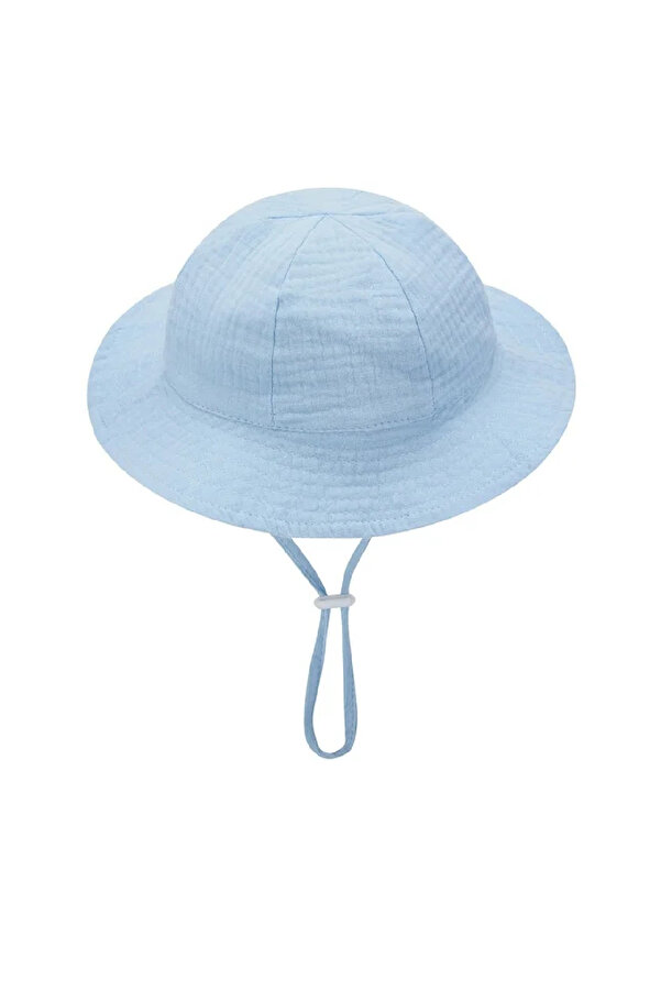 TEGA Yazlık Müslin Bebek Şapka  %100 Pamuk 0-2 Yaş