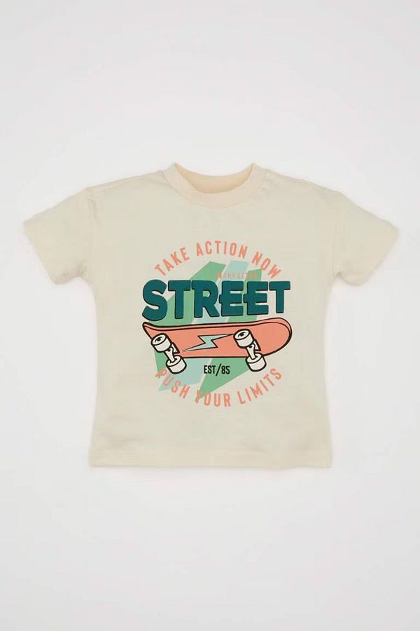 DeFacto-Baby Boy T-Shirt D3868A5Aaa 1