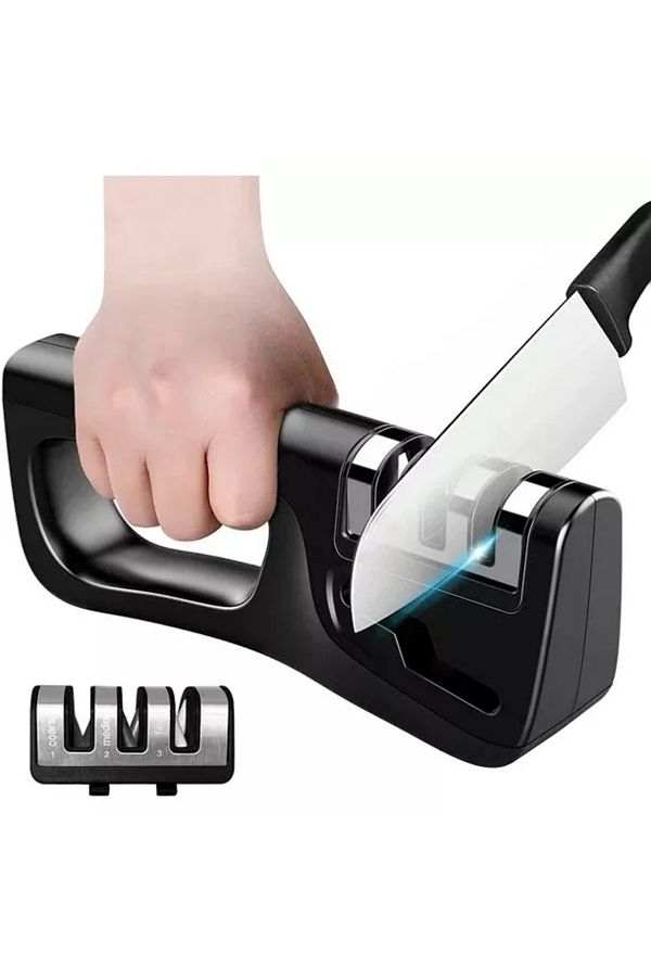 COOYA-4-In-1 Versatile Knife Sharpener, With Removable Blade, 4 level System, Kitchen Tool for Sharpen 1
