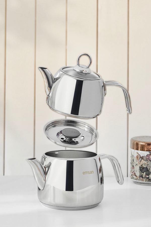 Emsan-Soft Maxi Induction Base Teapot Set 1.2-2.5Lt 1