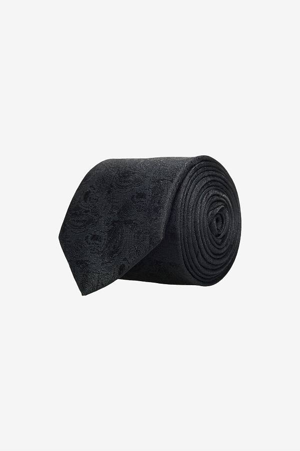 ALTINYILDIZ CLASSICS-Men's Black Patterned Tie 1