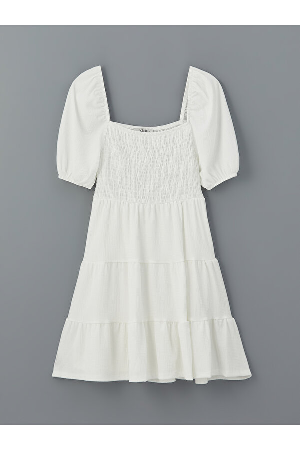 LC Waikiki Square Neck Women's Mini Dress- Trendyol