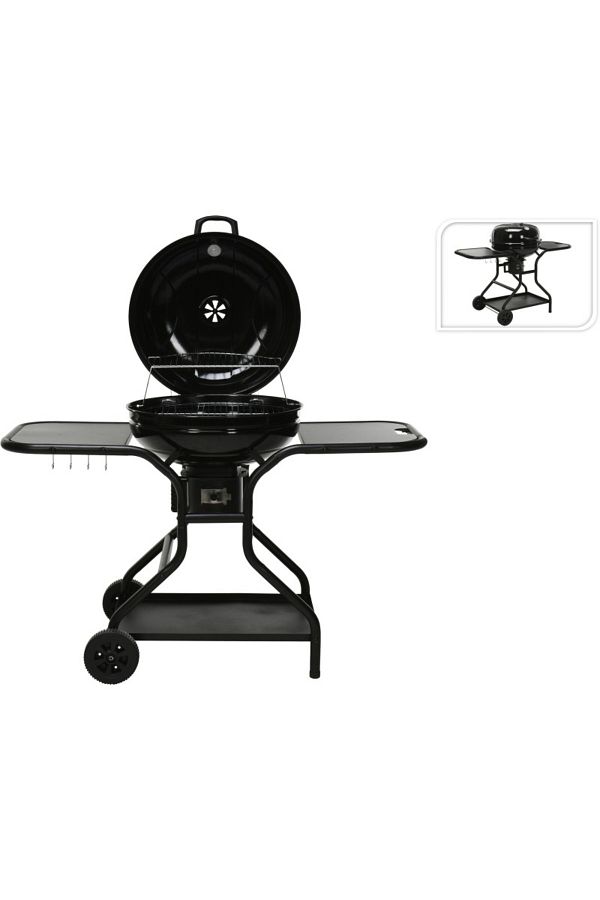 Progarden-Spherical charcoal grill with side tables 56 cm 1