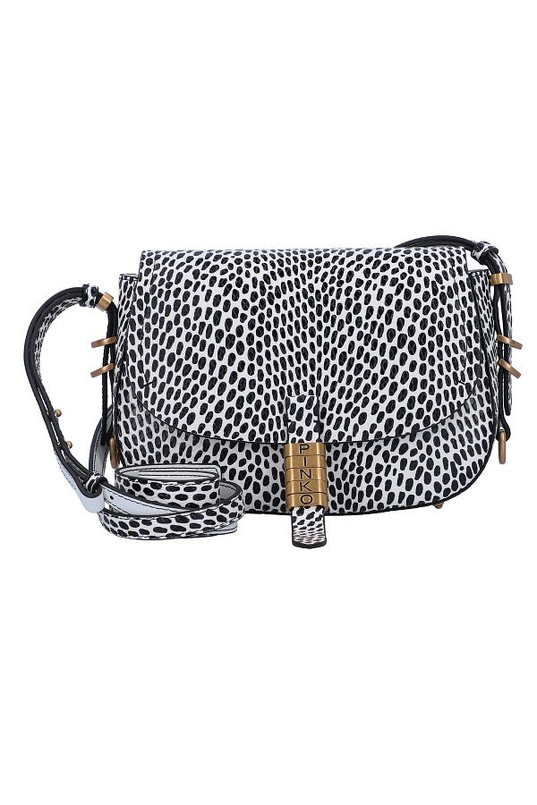 PİNKO-Saddle Umhängetasche Leder 22 cm 1