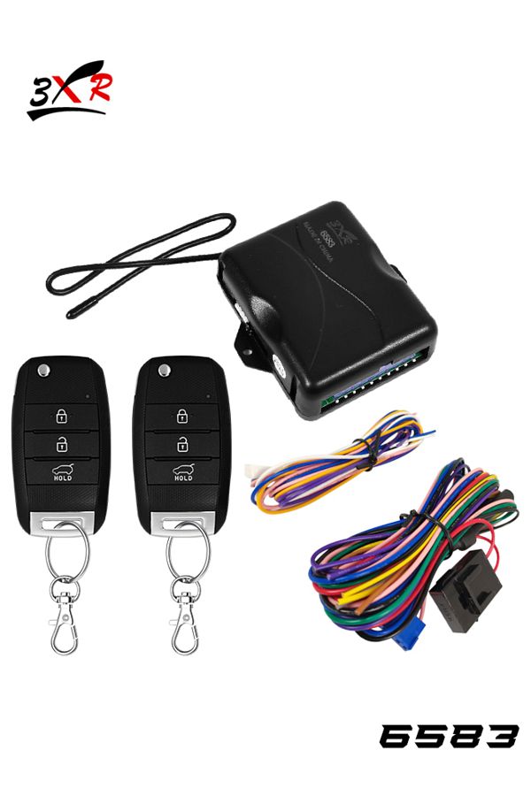 3XR-Car Keyless Entry System Remote Lock/Unlock, Trunk Release, Window Closer, Universal Fit Light Flash 1