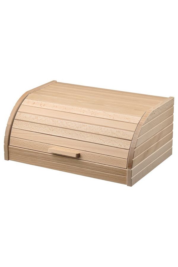IKEA-MAGASIN Bread Bin, 40x26x17 cm – Solid Beech, Space-Saving & Stylish Storage 1