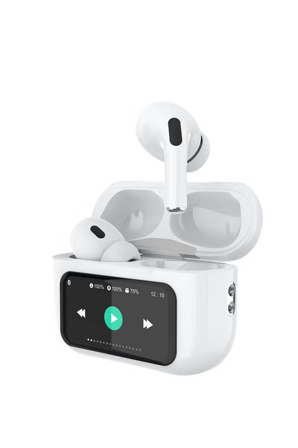 Generic-W&O 2 Touch Screen Wireless In-Ear Active Noise Cancelling TWS Earbuds, White 1