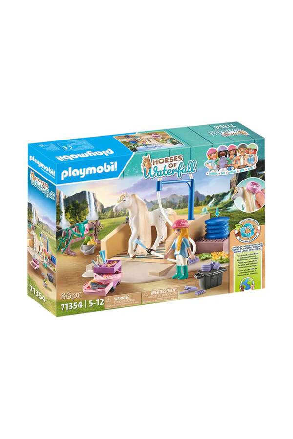 Playmobil-- Laundry with Isabella and the Lioness Horse 1