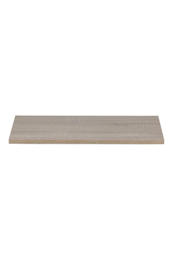 micasa-رف خشبي عائم مستطيل الشكل بتصميم أنيق وعصري، مثبت على الحائط، 90 × 30 سم 1