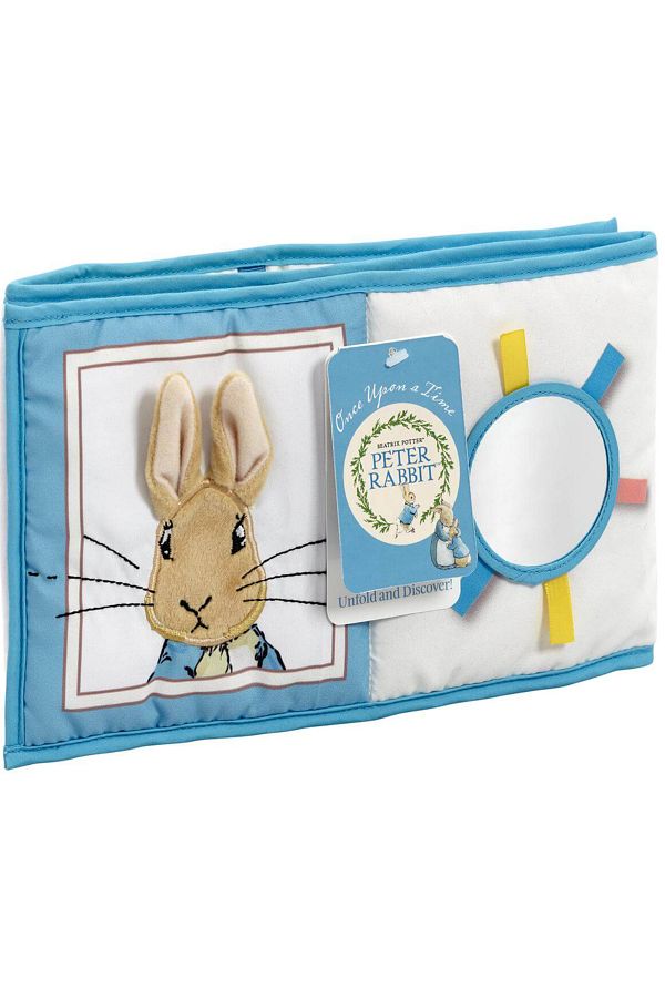 Rainbow-Peter the Rabbit toy - book with two faces for sensory development 1