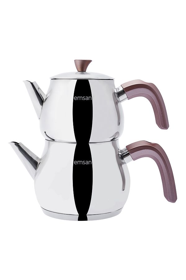Emsan-Pera Midi Teapot Set 1.0-1.6Lt 1