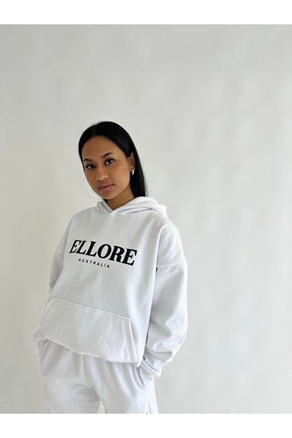 CLAYES Ellore Australia Tracksuit Set Sweatshirt Jogger White