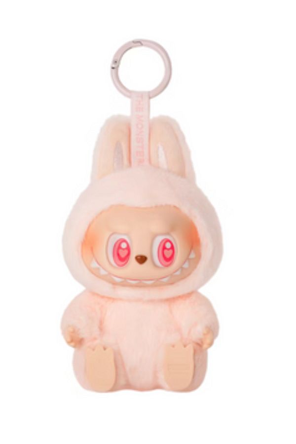 Pop Mart-Cute Monster Plush Keychain –Kawaii Hanging Bag Charm, Soft Vinyl Figure girls and boys toy 1