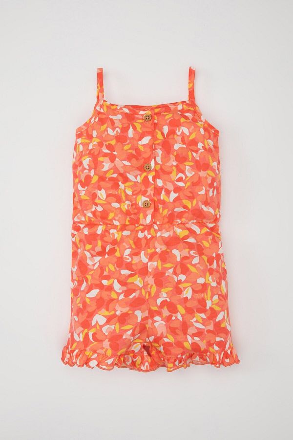 DeFacto-Patterned Short Baby Girl Jumpsuit - C0077A524SM 1