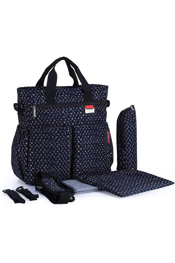 Yelajoy-Baby Diaper Bag, Handbag Large Capacity, Mummy Nappy Nursing Bag, Travel for Baby Care, Navy 1