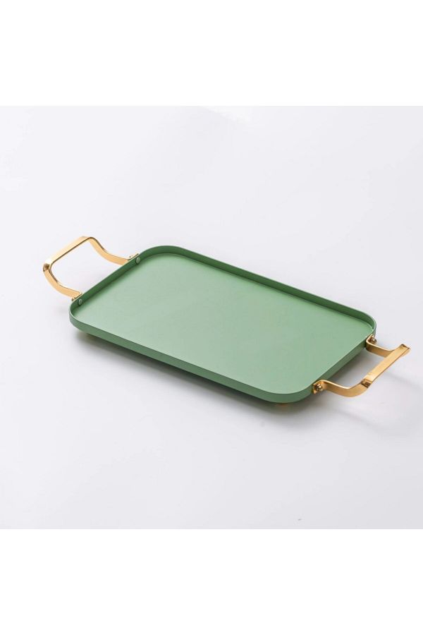 Felli-Rectangular Metal Tray with Handle Y1K150058-L 1
