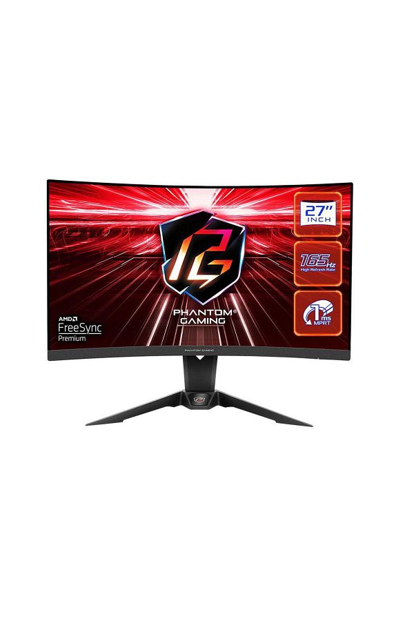 ASROCK-Monitor Gaming LED VA QHD 165Hz, 1ms, FreeSyncTM VESA DisplayHDRTM HDMI, Pivot, VESA, negru 1