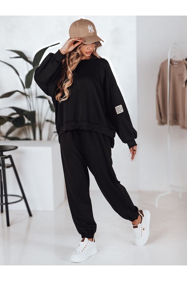 ADA MODA-Casual Tracksuit With Asymmetric Blouse 1