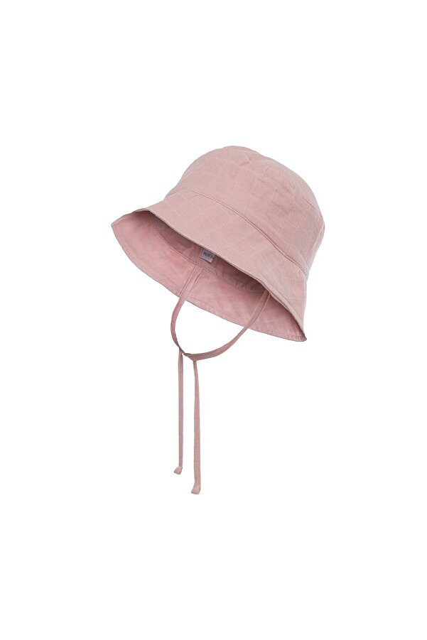 Petit Boom Bebek Müslin Şapka Pembe