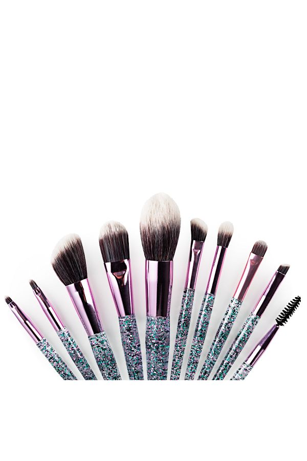 Cupio-Glossy makeup brushes set of 10 1
