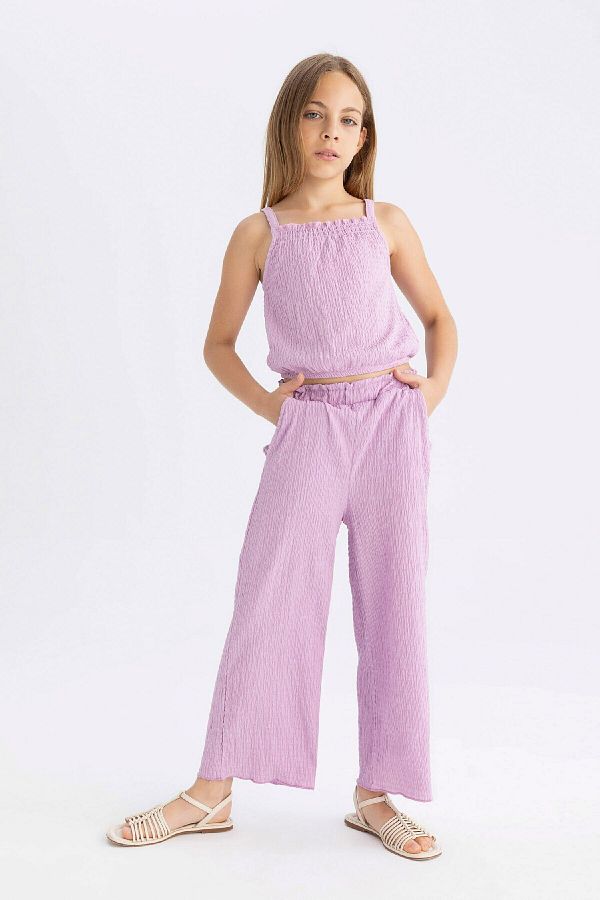 DeFacto-Hose mit weitem Bein und elastischem Bund für Mädchen – C5372a824sm 1