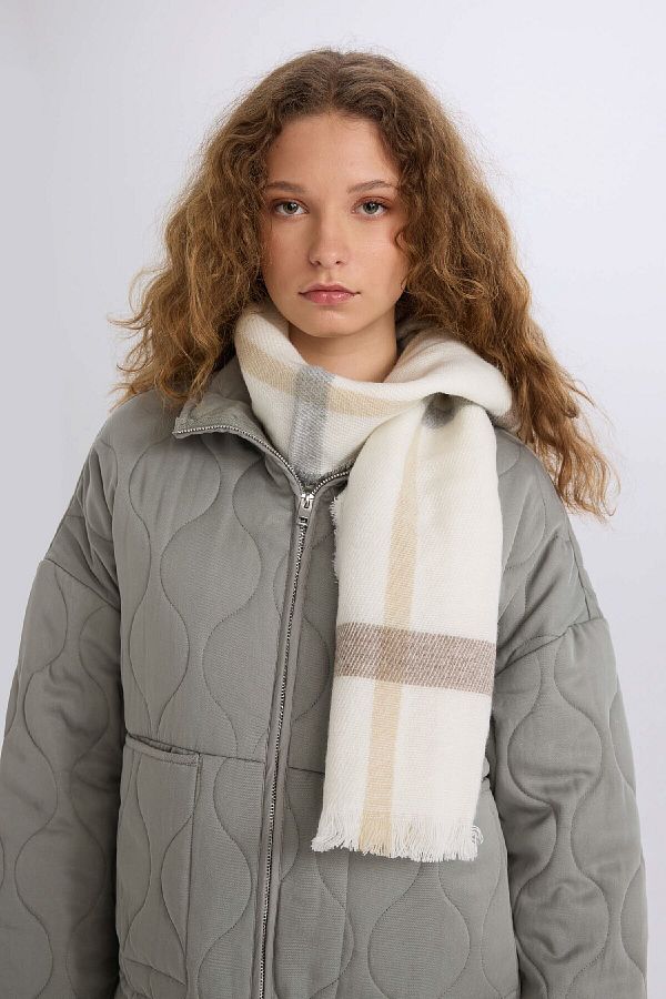 DeFacto-Damen-Halstuch mit Karomuster – R6902az24wn 1