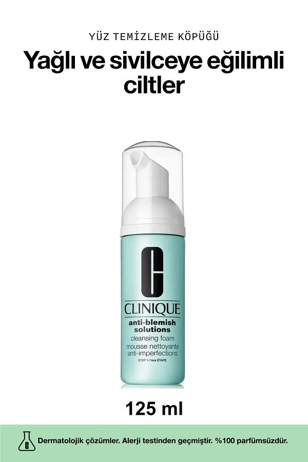Clinique-Anti-Blemish Solutions ™   - Foam Cleanser Balancing Sebum Level on the Skin 125 ml 1