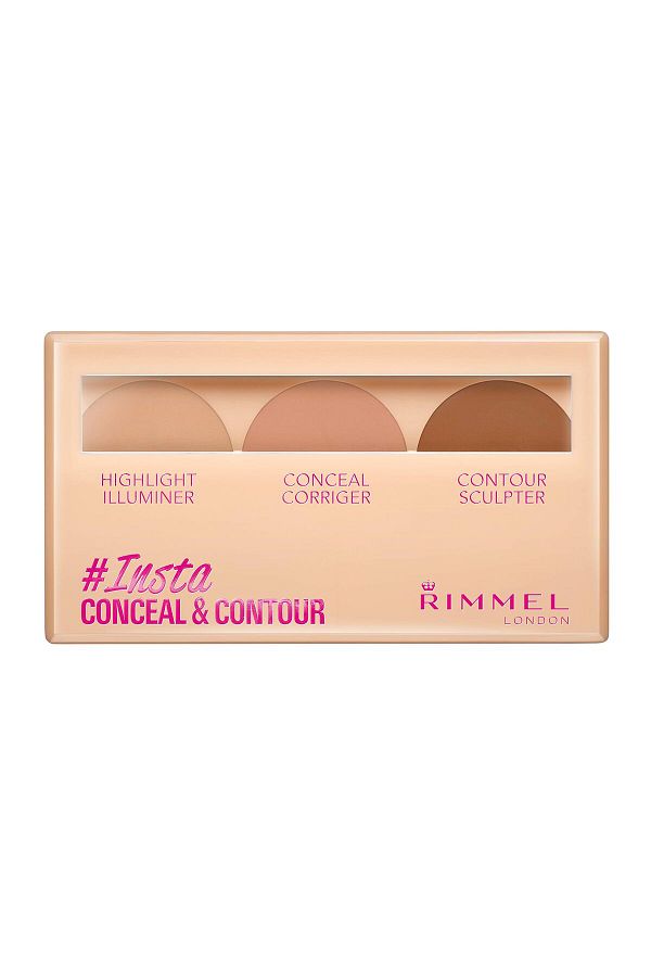 RIMMEL LONDON-, Insta Conceal & Contour Palette, Shade 020, Medium 1