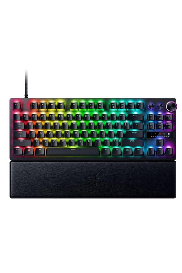 RAZER-Tastatura Razer Huntsman V3 Pro Tenkeyless Analog Optical Switch Gen-2, RGB LED, USB-A (Negru) 1