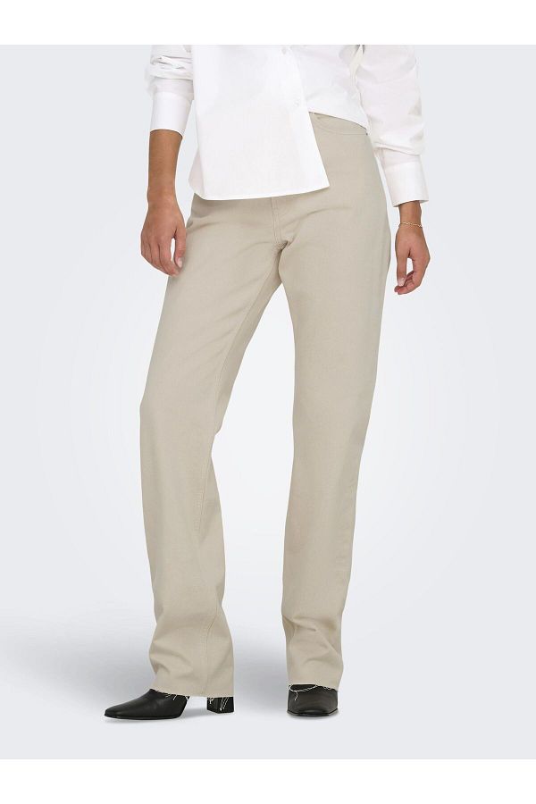 ONLY-Straight-Fit jeans ONLRILEY Hohe Taille Gerade geschnitten Jeans 1