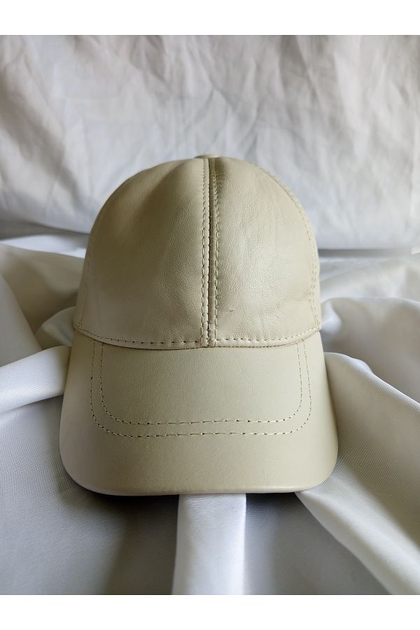 HeviStor-Pălărie sportivă unisex din piele naturală % piele 1