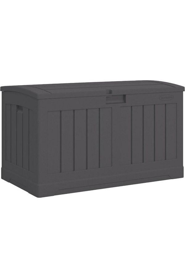 Suncast-Weather Resistant Lockable Spacious Rectangular Deck Box ‎50 Gal 1