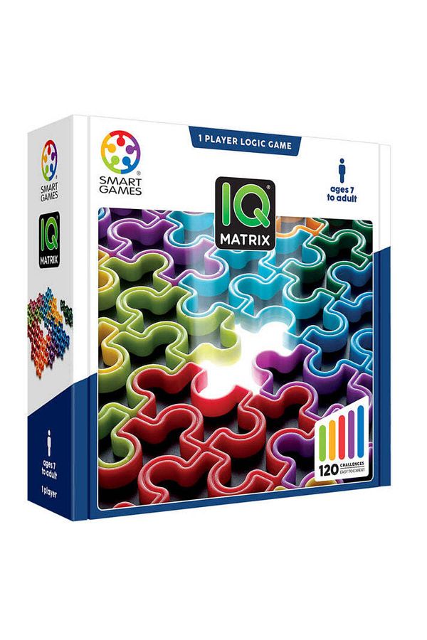 Smart Games-- IQ Matrix, logic game with 120 challenges, 7+ years, international edition 1