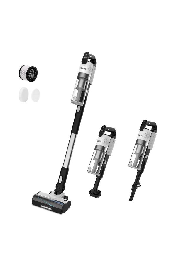 Levoit-Aspirator vertical fara fir LEVOIT V200, Autonomie 50 Min, Iluminare LED, 180W, Container 0.75 L 1