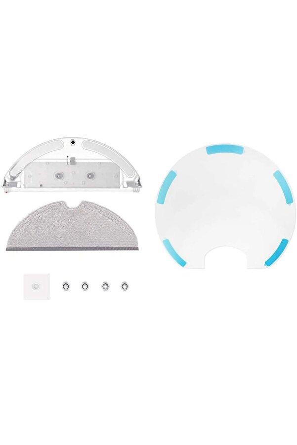 Roborock-Mop system for Roborock E4, E5, S6 Pure robot vacuum cleaner with water tank, mop cloth, water filters 1
