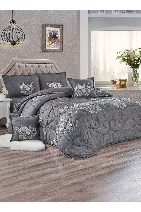 Generic-Comforter Set 4 Piece Single Size Elegant Bedspread Lightweight Comforter Suitable for All Seasons 1