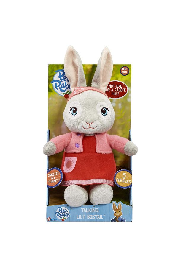 Rainbow-Plush toy with sounds Lily Bobtail, Peter Rabbit, 25 cm 1