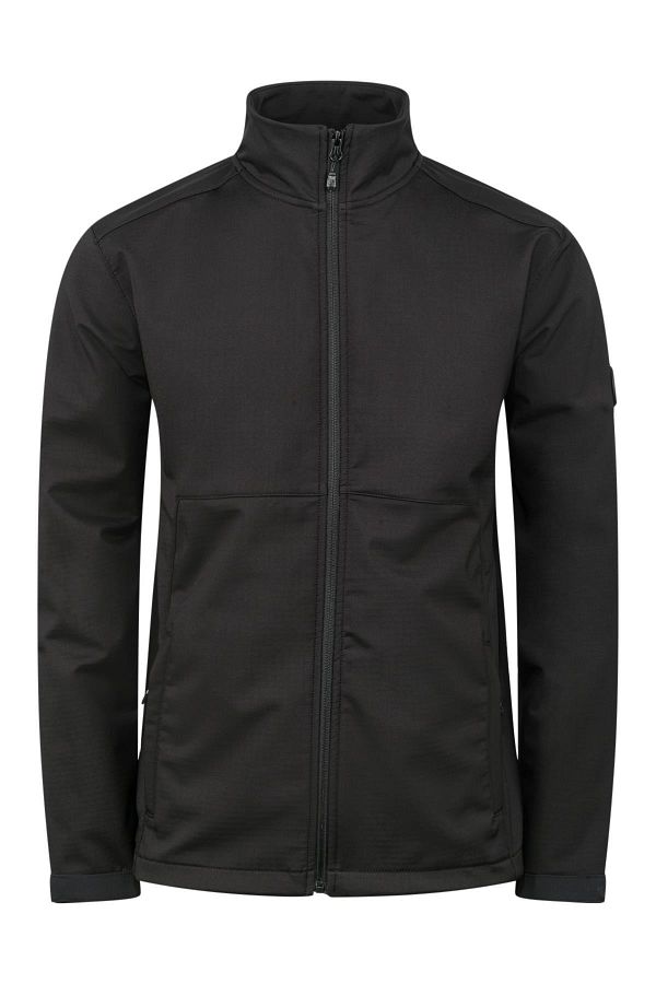 2AS-Jachetă în carouri Softshell pentru bărbați Samuel, neagră 1