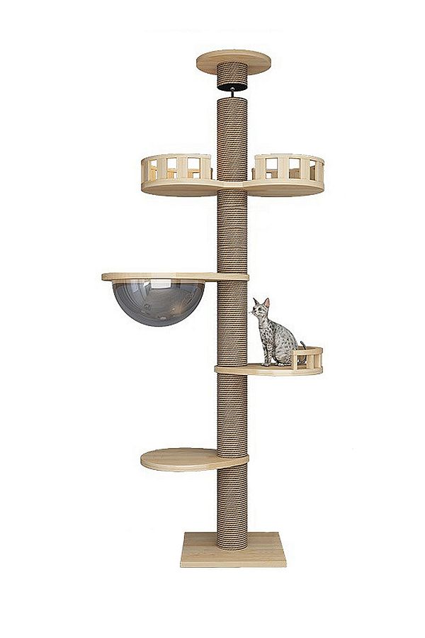 KidLe-Large Cat Tree Cat Climbing Frame Cat Tower Cat Jumping Platform 1