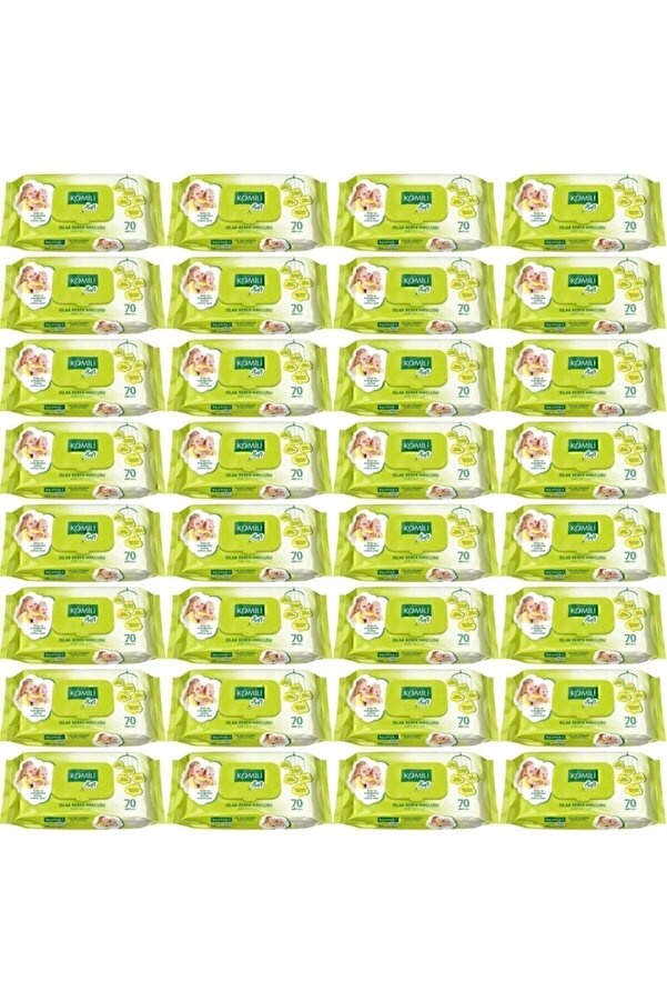 Komili Soft Islak Bebek Havlusu 70 Li 32 Adet