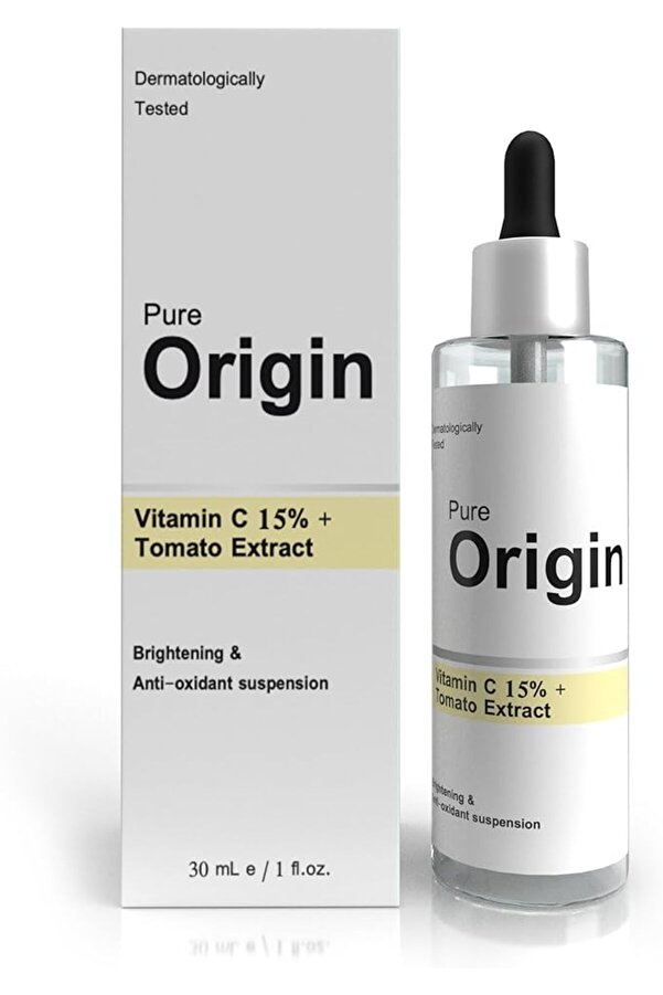 Pure Origin Vitamin C 15% + Tomato Extract Serum - For Brightning Skin ...