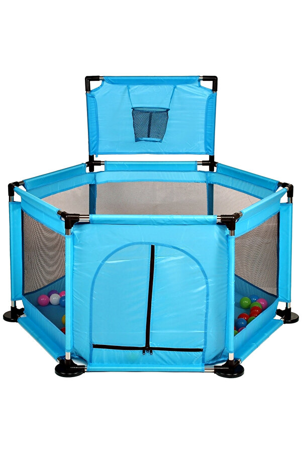 Baby Home Happy 2in1 Güvenli Bebek Ve Çocuk Oyun Alanı Oyun Parkı Oyun Matı Ve Topları