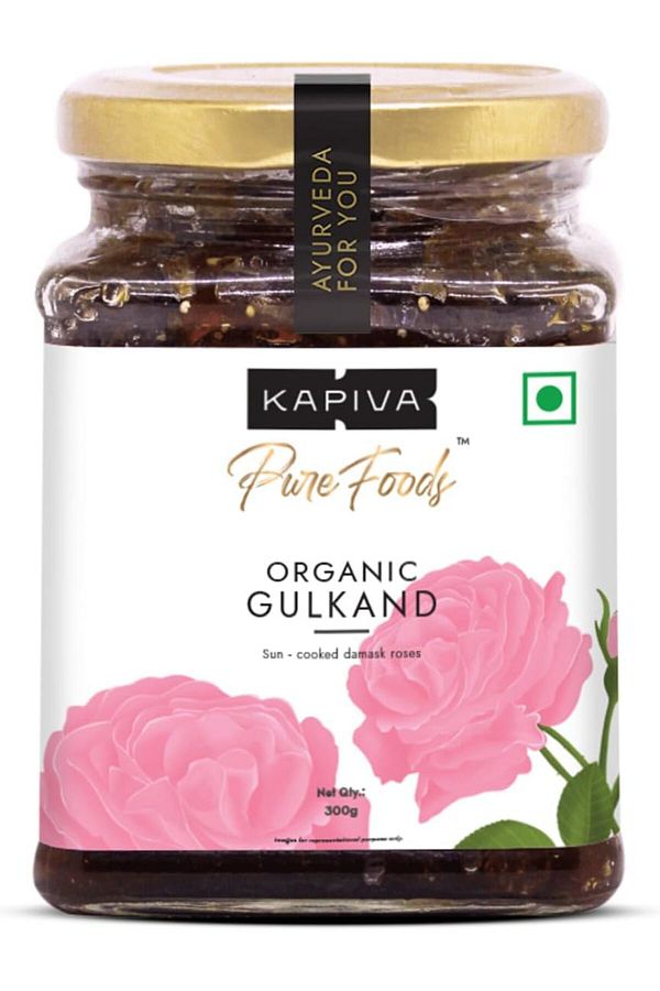 KAPİVA-Kapiva Organic Gulkand 300gms (Rose Petal Jam) | 100% Natural | Sun-Cooked Damask Roses 1