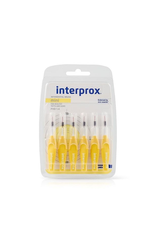 İnterprox-Interprox Interproximal Mini Phd 1.4 Interproximal Brush 6 Pcs Yellow 1