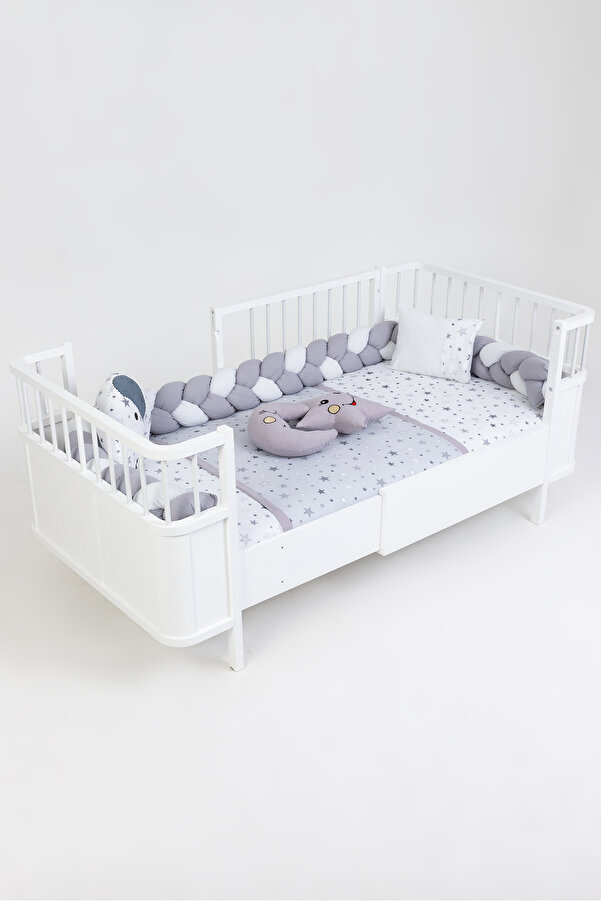 Cozibo Montessori Karyola Uyku Seti 3'lü Örgü 90x190, 100x200 cm