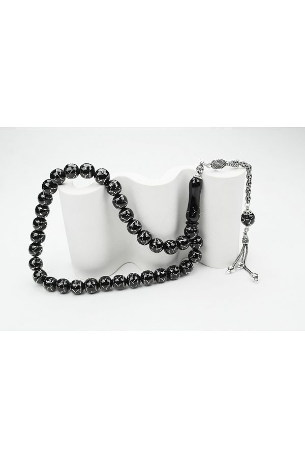 Skygo-Oltu Stone Sphere Circle Direction Embroidered Rosary 1
